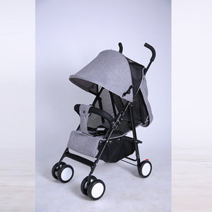 Cochecito de bebé plegable de una mano de lino ligero 2025, sistema de viaje, carrito anticolapso <span class=keywords><strong>con</strong></span> ruedas EVA seguro para niños - Product Image 2