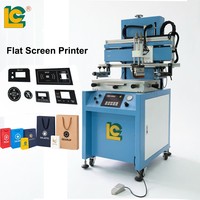 Machine d'impression à plat LC semi-automatique monocouleur pour matériaux plats