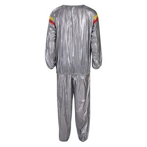 C Spot Gym Exercise Breathable Sweat Sportswear Men's and Women's PVC <b>Sauna</b> Yoga Fitness Home V-neck Drawstring Summer <b>Suit</b> - Product Image 5