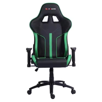 Chaise de jeu ergonomique pivotante à 180 degrés de luxe moderne JR RACING avec repose-pieds 4D en tissu, métal et PU pour ordinateur