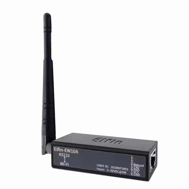 Smallest Elfin-EW10A-0 RS232 Wireless Networking Devices Modbus TPC IP Function RJ45 to WIFI Serial Server