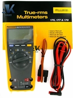 Multimeter Digital voltase & arus RMS asli 179C