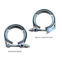 Collier de serrage pour tuyau en acier inoxydable 304, support métallique robuste pour tuyaux, clip de fixation pour plomberie, pour conduites d'eau et de gaz, fixation murale, matériel durable