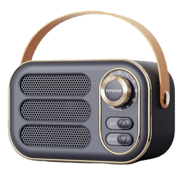 Popular Portable Bluetooth Rechargeable Radio TF Card Retro Radio Bluetooth Speaker with FM