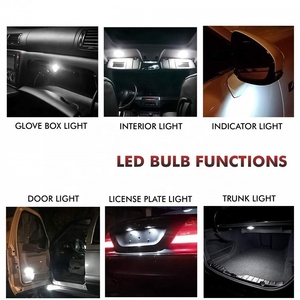 Usine 10 SMD LED universel Super lumineux <span class=keywords><strong>d</strong></span>ôme <span class=keywords><strong>ampoule</strong></span> lampe pour intérieur de voiture 6000k température de couleur 2 ans <span class=keywords><strong>porte</strong></span>-feston inclus - Product Image 6