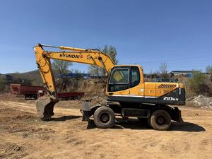 Excavadora Hyundai 210 Usada, Excavadora de Ruedas de 21 Toneladas, Hyundai R210W-9, Maquinaria de Construcción Pesada Original de Corea - Product Image 2