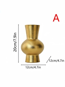 Vaso Vintage di alta qualità in <span class=keywords><strong>ceramica</strong></span> di <span class=keywords><strong>grandi</strong></span> <span class=keywords><strong>dimensioni</strong></span> placcato oro opaco finitura alta a forma di mano di lusso decorazione per la casa uso all'ingrosso - Product Image 6