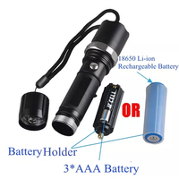Lampe torche tactique puissante portable étanche à LED rechargeable par USB, vente chaude, 10W, pour la chasse et la défense personnelle