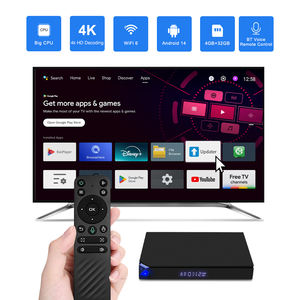 Precio <span class=keywords><strong>de</strong></span> Fábrica, TV Box 4K 16GB Android 14 CZ20 Amlogic S905X5 Quad Core, 16GB WiFi 6 BT 5.4, Reproductor Inteligente, Video, Cine en Casa, Portátil - Product Image 2