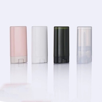 Fabricant professionnel – Flacon vide ovale de 15 g pour déodorant solide ou crème solaire corporelle – Rose et Vert