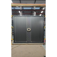 Puerta Clásica Reforzada de Aluminio Fundido para Vestíbulo de Hotel, Hoja Única, Certificación CE, Personalizada para Uso Residencial, Pedido al por Mayor