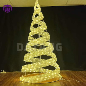 Wholesale <b>Led</b> Christmas Cone <b>Tree</b> <b>Light</b> Spiral Design for Shopping Mall Night Decoration - Product Image 4
