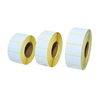Rollo de Etiquetas Térmicas Directas Personalizadas de 58 mm, Resistentes al Agua, 58x60 58x40, Etiquetas Adhesivas de Papel Blanco con Código de Barras para Supermercado