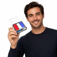 Palette de peinture pour le visage et le corps activée par l'eau, rouge, blanc, bleu, sans danger, non toxique, kit de maquillage avec pinceau applicateur