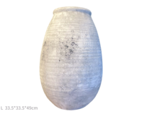 Vase à fleurs en céramique léger, durable, émaillé et sculpté à la main, design rétro européen personnalisé, écologique, pour bougies suspendues ou au sol