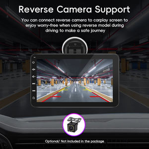 Portátil Android Auto <span class=keywords><strong>7</strong></span> pulgadas coche inalámbrico CarPlay con cámara - Product Image 5