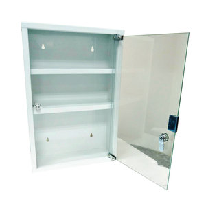 Caja de Seguridad de Emergencia Montada en la Pared con Cerradura de Llave de Acero, Caja de Primeros Auxilios, Organizador Médico para el Hogar, la Escuela y la Fábrica - Product Image 6