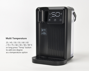 Nuevo calentador eléctrico instantáneo <span class=keywords><strong>de</strong></span> <span class=keywords><strong>agua</strong></span>, jarra <span class=keywords><strong>de</strong></span> filtro personalizada, escritorio <span class=keywords><strong>de</strong></span> calefacción portátil automático, <span class=keywords><strong>dispensador</strong></span> <span class=keywords><strong>de</strong></span> <span class=keywords><strong>agua</strong></span> caliente instantáneo Digital negro - Product Image 2