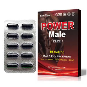 OEM Male Herbal Supplements - Power Plus Energie kapseln mit Maca Root, <span class=keywords><strong>Ginseng</strong></span> | Male Enhancement & Immun Support - Product Image 1