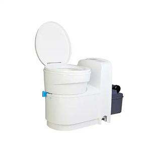 Inodoro y Ducha Portátil Combinados de Polipropileno Blanco AGE para Autocaravanas, Campamentos, Embarcaciones Marinas, Casas Rodantes y Uso Doméstico - Product Image 2