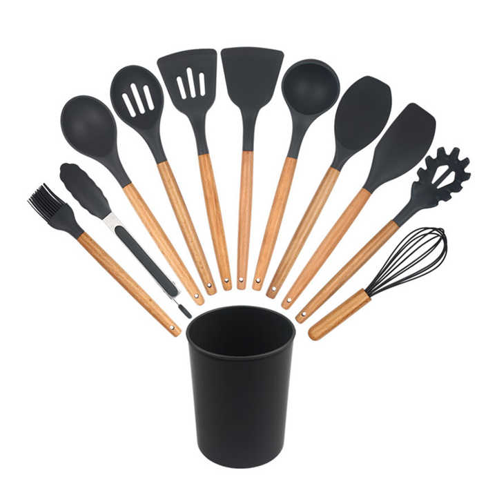 Wholesale Kitchenware Luxury Kitchen Utensils Silicone Cookware