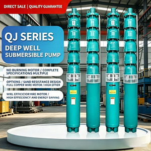 ปั๊มจุ่มใต้น้ำแบบแรงดันสูง 100QJ สำหรับบ่อน้ำลึก OEM ปั๊มน้ำแรงดันสูง ปริมาณน้ำมาก มีจำหน่ายในแรงดันไฟฟ้า 110V/127V/380V - Product Image 1
