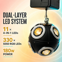 Barra de Luz LED Especial para Fútbol, Matriz 3D DMX512, Control por Voz, Aleación de Aluminio, Luz Colgante para Escenario, Efecto Especial, Clasificación IP20 1500