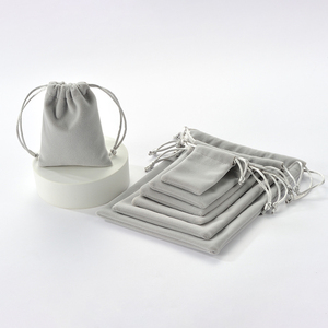 PackSecret Luxury Necklace Jewelry Gift Container Custom Logo Printed Small Velvet Pouch DIY <strong>Personalised</strong> Velvet <strong>Drawstring</strong> <strong>Bag</strong> - Product Image 6