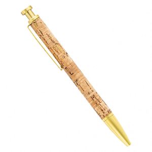 Stylo bille en métal personnalisé de haute qualité avec logo, instrument d'écriture professionnel à motif bois, valeur promotionnelle pour la publicité - Product Image 5