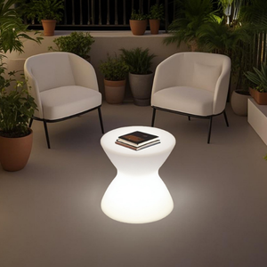 Nieuwe 16 Kleuren Veranderende Kleur LED Drumvormige Kruk Oplaadbare Sfeerverlichting Nachtlampje Tafel Bar Kubus 4 Modi LED Kruk - Product Image 2