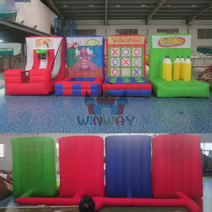 4in1コマーシャルレンタルインフレータブルカーニバルゲームインフレータブルスポーツゲーム - Product Image 3