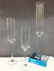 <span class=keywords><strong>Bougeoir</strong></span> d'ouragan de cylindre flottant en verre de <span class=keywords><strong>longue</strong></span> tige de Offre Spéciale <span class=keywords><strong>pour</strong></span> la décoration de mariage - Product Image 6