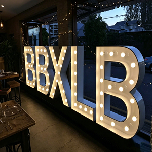 Letras Luminosas LED Personalizadas, Verdes, Decorativas para Interiores, Alimentación CA, Material Acrílico, 5000K Luz Diurna - Product Image 3