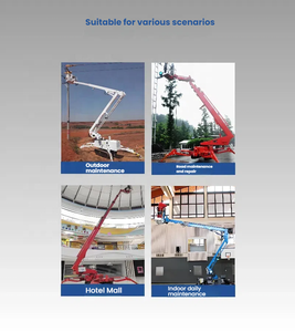 Nacelle élévatrice électrique isolée pour travaux extérieurs à haute altitude Verger Cueillette Ascenseur <span class=keywords><strong>Chariot</strong></span> articulé à araignée sur chenilles - Product Image 5