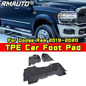 แผ่นรองเท้ารถยนต์ TPE ไร้กลิ่น ป้องกันสิ่งสกปรก ทนทานต่อการสึกหรอ สำหรับ Dodge Ram 2019-2020 ชุดแต่งรถยนต์ อุปกรณ์เสริมในรถยนต์ - Product Image 2