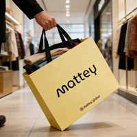 Hochwertige Maßgefertigte Schuh- und Kleidungs-Geschenkverpackung Luxuriöse Verstärkte Kartonpapier-Einkaufstaschen Langlebig mit Logo-Beschichtung