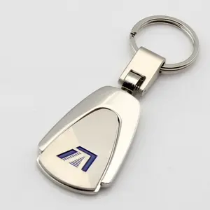 Công Ty Logo Tên Thư Vàng Bạc Mềm Men Keyring Tùy Chỉnh Thiết Kế Kim Loại Keychain, Biểu Tượng Tùy Chỉnh Móc Chìa Khóa Anime Keychain