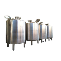 Réservoir de stockage en acier inoxydable 304 316L à isolation thermique pour eau chaude, bière, vin rouge, stockage de liquides de brassage