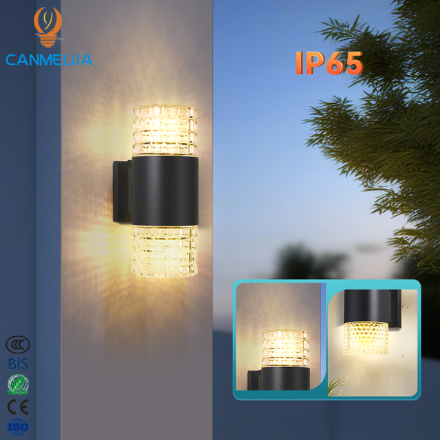 For Home Waterproof up and Down Crystal Light Fixtures Wall Mount Ip65 Led Garden Light/Outdoor Wall Light Decor Lamps/Wall Lamp