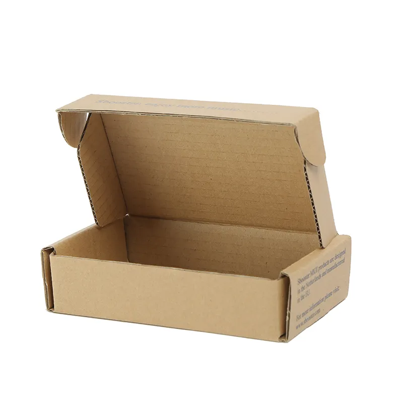 Custom Printed Corrugated Brown Kraft Paper Package Shipping Mailer Box