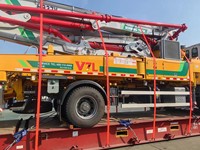 Camion pompe à béton HB37V 37M avec châssis Sinotruk