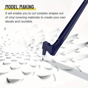 Hoja giratoria de 360 grados, cuchillo cortador portátil de acero inoxidable DIY, herramientas de corte artesanal personalizables para tallado de arte OEM - Product Image 5