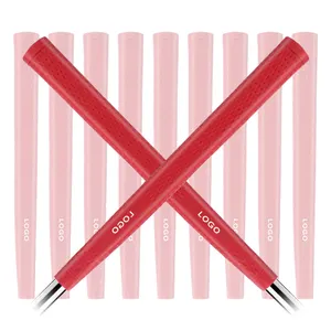 Aangepaste Logo Rode Tpr Putting Grips Gebruik Elastische Dame Golf Grip