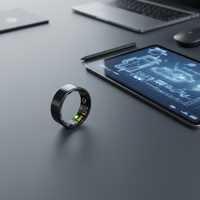 Anneau intelligent Pro Health Tracker, étanche IP68, capteur de fréquence cardiaque et de SpO2, analyse du sommeil, longue durée de vie de la batterie