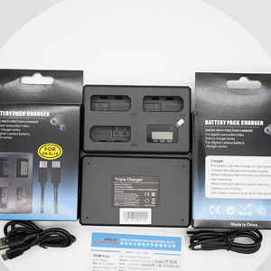 Les batteries Triple <span class=keywords><strong>EN</strong></span>-<span class=keywords><strong>EL14</strong></span>/<span class=keywords><strong>EN</strong></span>-EL14a et <span class=keywords><strong>chargeur</strong></span> USB LCD compatibles pour Nikon - Product Image 1