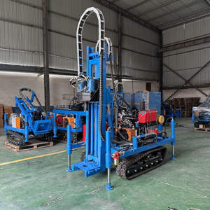 جهاز حفر بئر <span class=keywords><strong>DTH</strong></span> صغير عمق 40 متر 50-50 متر من الصين ، مجنزرة دوارة محمولة - Product Image 1