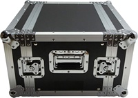 Flight case pour amplificateur DJ, 6U, pour transport routier