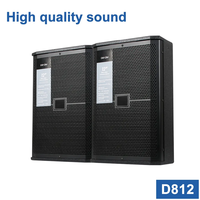 D812 Haut-parleurs de scène de haute qualité, double 12 pouces, 350W, équipement sonore/amplificateurs/haut-parleurs