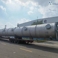 Tour d'absorption à haute efficacité, résistante à la corrosion, équipement de colonne industrielle pour l'industrie chimique