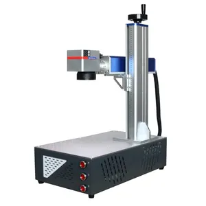 Petite machine portative de gravure d'inscription de laser de fibre Application flexible Mini machine de marquage de laser pour le métal 20w 30w 50w 100w